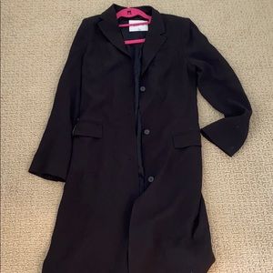 Aritzia black long coat